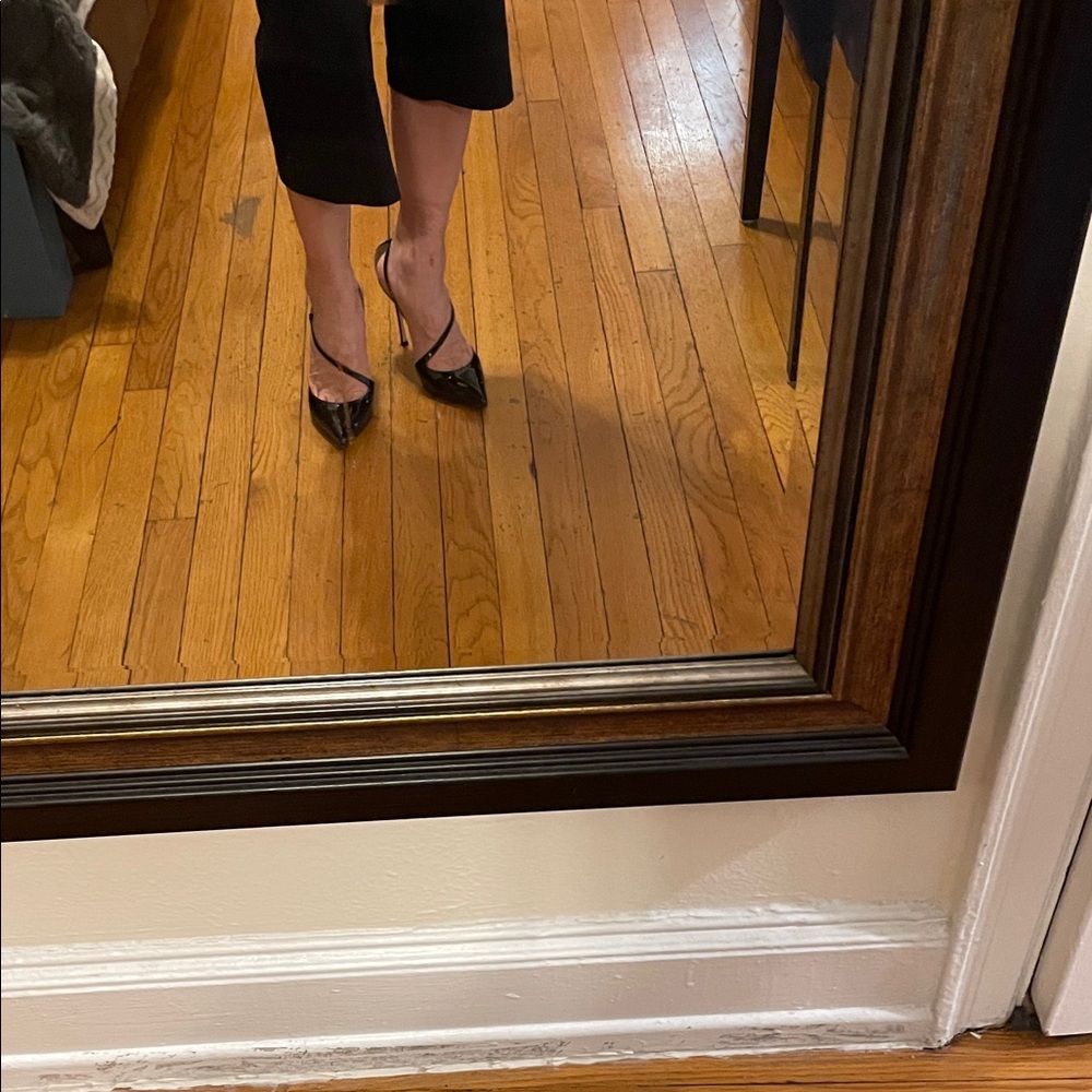 Sergio Rossi Black Patent Heels